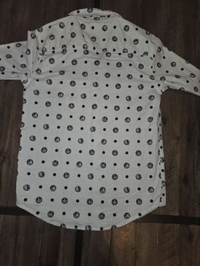 Disney x Tommy Hilfiger Kids Size 16 L Mickey Mouse Polka Dot Long Sleeve Shirt